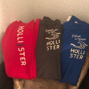 Hollister sweat pants lot of 3